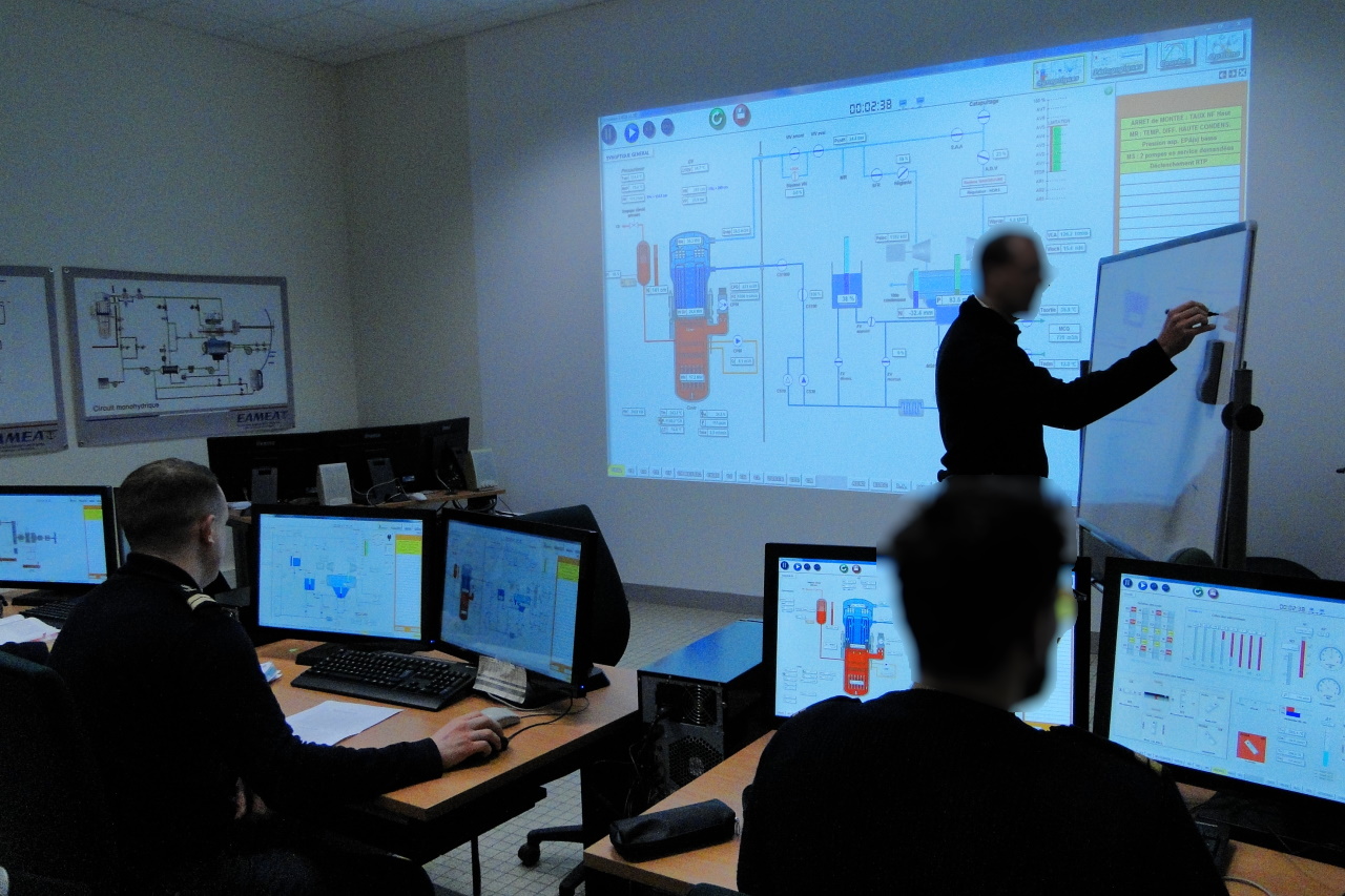 Une séance de formation théorique